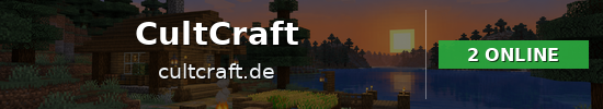 CultCraft Minecraft server banner