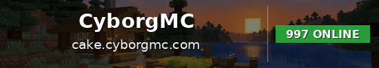 CyborgMC Minecraft server banner