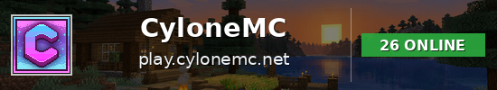CyloneMC Minecraft server banner