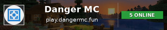 Danger MC Minecraft server banner