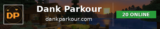 Dank Parkour Minecraft server banner