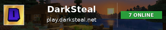 DarkSteal Minecraft server banner