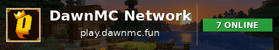 DawnMC Network Minecraft server banner