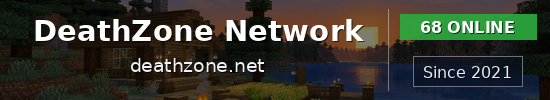 DeathZone Network Minecraft server banner