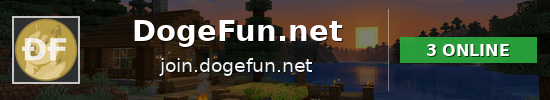 DogeFun.net Minecraft server banner