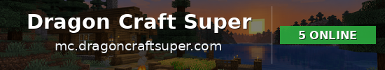 Dragon Craft Super Minecraft server banner