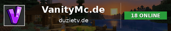 VanityMc.de Minecraft server banner