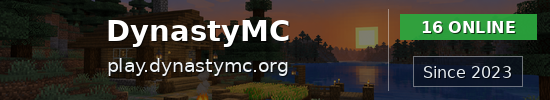 DynastyMC Minecraft server banner