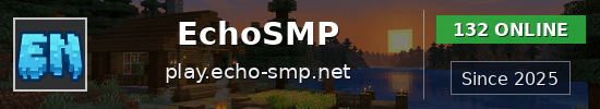 EchoSMP Minecraft server banner