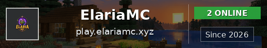 ElariaMC Minecraft server banner