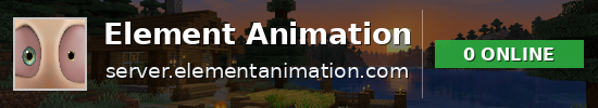 Element Animation Minecraft server banner