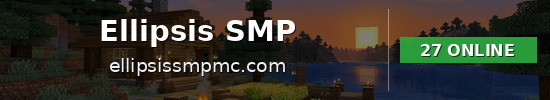 Ellipsis SMP Minecraft server banner
