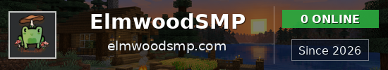 ElmwoodSMP Minecraft server banner