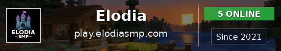 Elodia Minecraft server banner