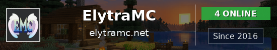 ElytraMC Minecraft server banner