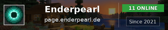 Enderpearl Minecraft server banner