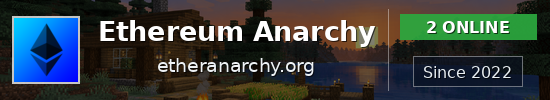 Ethereum Anarchy Minecraft server banner