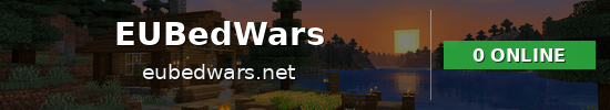 EUBedWars Minecraft server banner