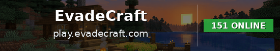 EvadeCraft Minecraft server banner