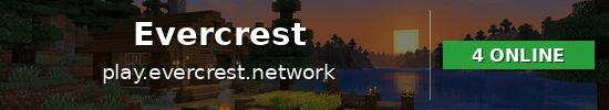 Evercrest Minecraft server banner