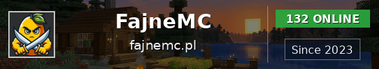 FajneMC Minecraft server banner
