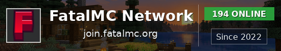FatalMC Network Minecraft server banner