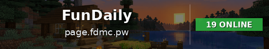 FunDaily Minecraft server banner