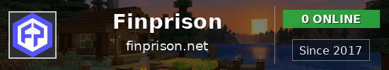 Finprison Minecraft server banner