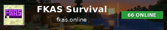 FKAS Survival Minecraft server banner
