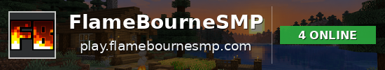 FlameBourneSMP Minecraft server banner