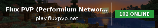 Flux PVP (Performium Network) Minecraft server banner