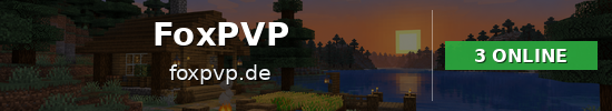 FoxPVP Minecraft server banner