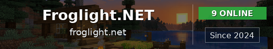 Froglight.NET Minecraft server banner