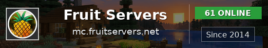 Fruit Servers Minecraft server banner