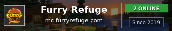 Furry Refuge Minecraft server banner