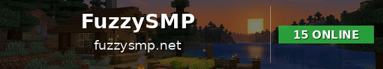 FuzzySMP Minecraft server banner