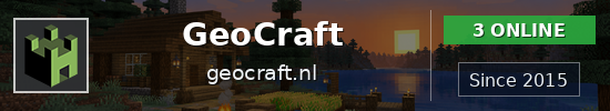 GeoCraft Minecraft server banner