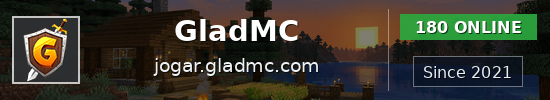 GladMC Minecraft Server IP: jogar.gladmc.com | Players & Ping
