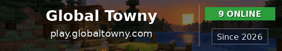 Global Towny Minecraft server banner