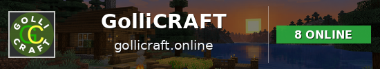 GolliCRAFT Minecraft server banner