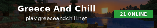 Greece And Chill Minecraft server banner