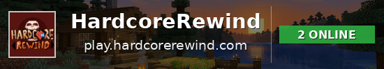 HardcoreRewind Minecraft server banner