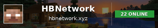 HBNetwork Minecraft server banner