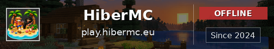 HiberMC Minecraft server banner
