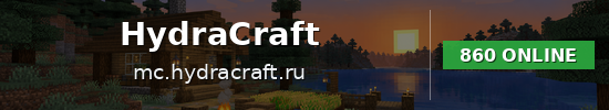HydraCraft Minecraft server banner