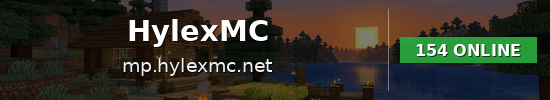 HylexMC Minecraft server banner