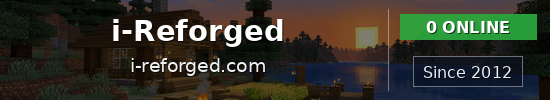 i-Reforged Minecraft server banner
