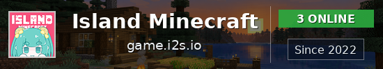 Island Minecraft Minecraft server banner