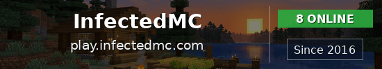 InfectedMC Minecraft server banner