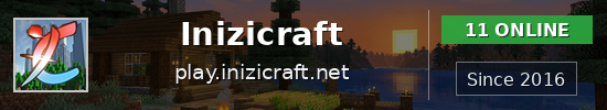 Inizicraft Minecraft server banner